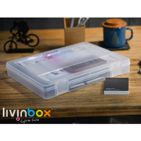 【livinbox 樹德】OF-A03L文件隨意盒A4 3入組(文件收納/資料夾/A4/大容量)