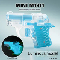 Gravity 1911 Pistol 3D Printing Reverse Blowback Rifle Mini Decompression plastic pistol Toy guns for christmas birthday gift