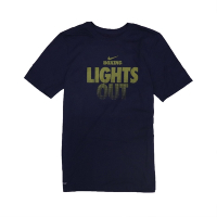 Nike T恤 Boxing Lights Out T 男款 DRI-FIT 吸濕排汗 快乾 圓領 深藍 金 561416419BXL7