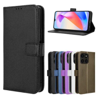 For Huawei Honor X6A 4G Case Magnetic Book Premium Flip Leather Card Holder Wallet Stand Soft Back Phone Cover Coque Fundas