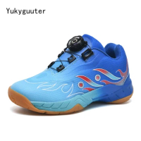 New Professional Tennis Shoes for Children Breathable Badminton Volleyball Shoes Indoor Sport Training Sneakers Tennis Kids