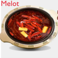 Chongqing Hot Pot Special Stainless Steel Hot Pot Thickened Hot Pot Pot Mother Hot Pot Commercial Red Soup Mandarin Duck Hot Pot