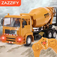 Mainan Truk Molen Semen Remote Control Mobilan Molen Anak Laki-Laki Besar Pengangkut Pasir RC