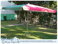 ╭☆雪之屋☆╯台灣製MIT~50＂正方形傘--太陽傘休閒擺攤傘高爾夫球傘攤販傘