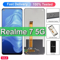 6.5" For OPPO For Realme 7 5G Display +Touch Screen LCD display Digitizer Assembly Replacement For Realme7 5G RMX2111 lcd scree