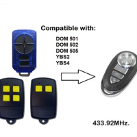 For DOMINATOR Garage Door Remote Control 433Mhz 4 Channel Gate control For Garage Command Opener Alarm Remote Control