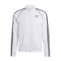 Adidas SST TRACK TOP IZ3287 男 外套 夾克 運動 休閒 拉鍊口袋 尼龍 反光 白黑