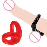Male Chastity Device Foreskin Penis Cock Ring Sleeve Enhancer Prolong Delay Ejaculation Sex Toys for Men Adult Sex Shop