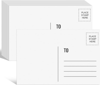 Utron 94PCS Blank Postcards for Mailing 300 GSM Postcard Paper 4x6 White Blank Post Cards for Make E
