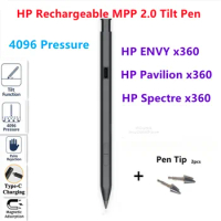 Original Stylus Pen For HP ENVY X360 Pavilion X360 Spectre X360 2-in-1 Laptop Rechargeable MPP 2.0 Tilt Pen 3J122AA#ABB
