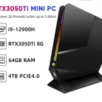 i9 i7 12900H 12700H i910885H Nvidia RTX 3050 8G RTX2060 6G Gaming MINI PC PCIE4.0 2xDDR4 Windows 11 Desktop Computer 3x4K WiFi6