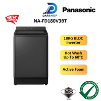 Panasonic 18KG Washing Machine Inverter Washer With Hot Wash Mesin Basuh Fully Auto  Washing Machine