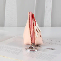 Strawberry ice cream cute mini change purse small coin change purse Tiktok zipper student purse female short