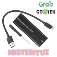 M.2 NVME SSD M2 Enclosure To USB C Adapter Black Case