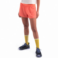 【Icebreaker】女 ZoneKnit™ Cool-Lite™ Speed 3 網眼透氣運動短褲-125-珊瑚橘粉(IB0A56XM-B75/戶外運動)