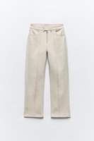 Z1975 縫線設計高腰迷你 FLARE 牛仔褲