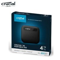 美光Micron Crucial X6 4TB 外接式SSD 行動硬碟Type-C 盒裝公司貨 CT4000X6SSD9