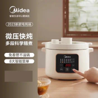 Midea Ceramic Slow cooker Electric cooker crock pot 3L Stew pot Automatic sous vide cooker cuisine intelligente home appliances