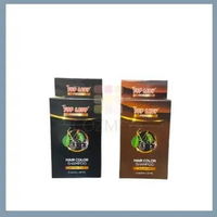 Top Lady Hair Color Shampoo isi 3 Sachet x 30ml Shampo Pewarna Uban DARK BROWN/COKLAT TUA