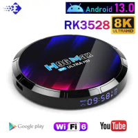 Smart TV Box H96MAX RK3528 4GB RAM 64GB ROM Android Box Support 2.4G/5.8G Same Screen Support 8K Wifi 6 3D Multi Main UI TV Box