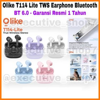 Olike T114 Lite TWS Earphone Bluetooth BT 6.0 - Garansi Resmi 1 Tahun Blue