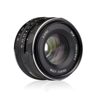 Meike 50mm F2.0 APS-C Manual Fixed Focus Lens for Nikon 1 Mount Mirrorless Camera J1 J2 J3 J5 V1 V4 V2 V3 S1 S2