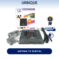 URBIQUE - Antena TV Booster Portable Indoor Outdoor Penjernih Booster Antena TV Booster Indoor Outdo