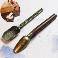 Antique Large Incense Ash Spoon Sandalwood Agarwood Powder Spoon To Play Incense Seal Tools DIY Incense Burner Ash Supplies