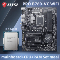 Msi Used For PRO B760-VC WIFI Motherboard LGA1700 Intel B760 Mainboard Support Intel Core 12/13/14th Processor CPU PCIE 4.0 DDR5