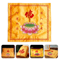 Embroidered Zen Book Cloth Embroidery Brocade Protective Cover