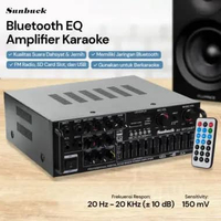 Sunbuck Bluetooth EQ Amplifier Karaoke Mixer Audio FM - AV-MP326BT