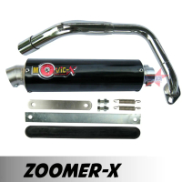 ☼ท่อสูตร รุ่น ZOOMER X ปลายกลม ตรงรุ่น ท่อโมวิค MOVIC-X ทรง ENDURANCE มี มอก. คอท่อชุบโครเมี่ยมอย่าง