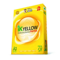 KERTAS KUNING IK (TERSEDIA DALAM SAIZ A4)| A3 / 70GSM| 80GSM) 1 KOTAK