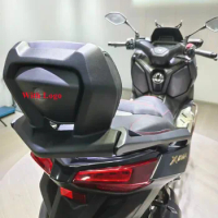 Modified Motorcycle XMAX2023 cnc aluminium accessories xmax300 rear backrest with top box bracket for yamaha xmax 250 300 2023