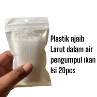 Plastik Ajaib Pengumpul Ikan Larut Dalam Air Isi 20pcs Sangat Efektif Dan Praktis Untuk Mancing Hasi