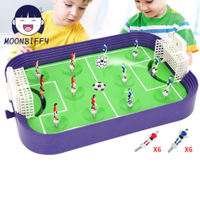 มินิตารางฟุตบอลชุดเด็กกีฬาของเล่นเกมฟุตบอลสก์ท็อปสนามฟุตบอลรุ่นเด็กฟุตบอลของเล่นเกมกระดานคริสต์มาส GIF T