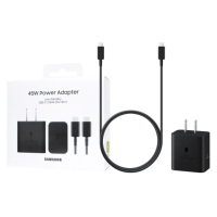 【Samsung 三星】原廠公司貨 新款EP-T4511 45W Type C快充組(含PD旅充+5A雙Type C線1.8m)