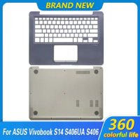 New Orinigal Palmerst Bottom Case For ASUS Vivobook S14 S406UA S406 Laptop Palm rest Upper Top Lower Cover C D Shell