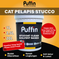 Puffin STUCOAT CLEAR Cat Stucco Pelapis Akhir Clear ( Solventbased )