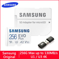 SAMSUNG EVO Plus Micro SD 128GB TF Card Micro SD/TF Card 256gb 64gb Flash Micro Card 512GB Memory Card 128gb Micro SD For Phone