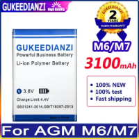 GUKEEDIANZI Battery 3100mAh For AGM M6 M7 Batteries
