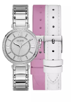 Guess Guess Silver Dial Stainless Steel Strap Women Watch GW0588L2