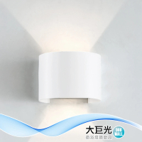 【大巨光】現代風 LED 3Wx2壁燈-LED燈(LW-12-4556 壓鑄鋁、適用裝潢板)