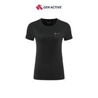 Kaos Olahraga Wanita Sport Quick Dry Dry Fit Slim Fit XXXL Hitam