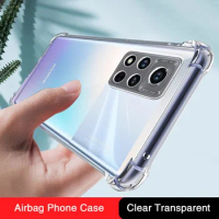 Silicone Soft Clear for Huawei Honor View40 View 40 V40 Lite 40Lite V40Lite 5G Transparent Back Cover Original Airbag Phone Case