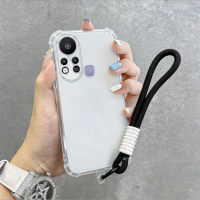 Ốp lưng cho Infinix Hot 11S, Infinix Hot 11S NFC, Hot 11 với thiết kế trong suốt, bảo vệ bốn góc, kè