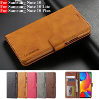 Note 10 Lite Case For Samsung Galaxy Note 10 Lite Cover Leather Vintage Phone Funda On Samsung Note 10 Plus Flip Wallet Cover