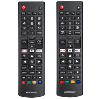 Remote Control AKB75095307 for All LG TV Universal OLED LCD LED HDTV 3D 4K Smart TV with Shortcut Buttons,2 Pack