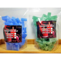 BAHAN PARAFIN WARNA PEMBUAT LILIN PUTIH SIAP PAKAI (DIY) 500 gr