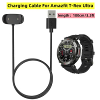 Charging Cable For Amazfit T-Rex Ultra Charger Cradle For Amazfit T-Rex Ultra USB Magnetic Charging Cable Accessories